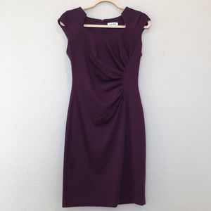Calvin Klein purple dress